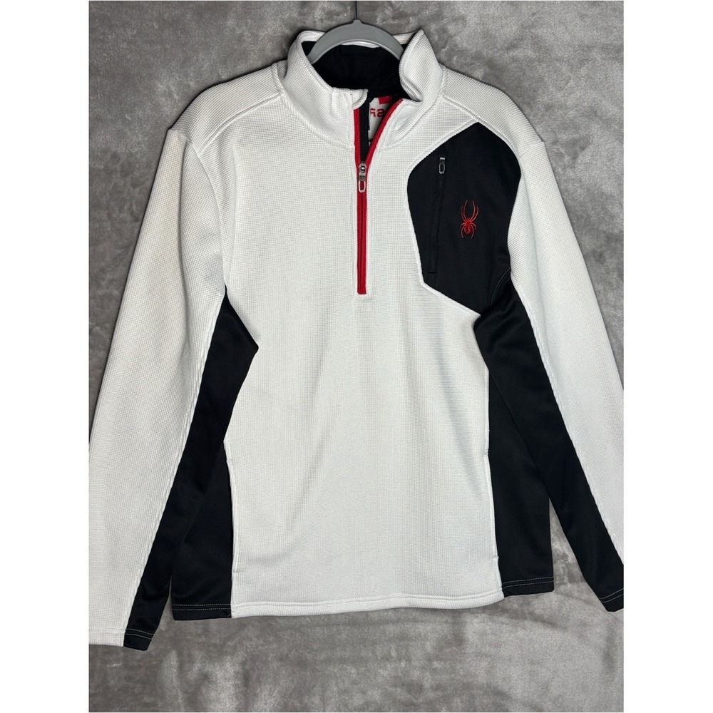 Spyder Men's Crew Sweatshirt in Deep black white Size L